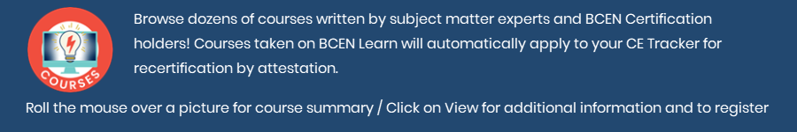 BCEN Learn Courses